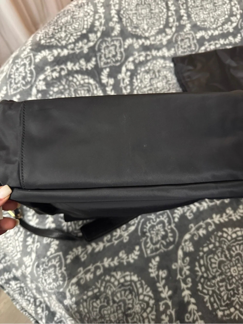 Tory Burch Black Nylon Shoulder Bag